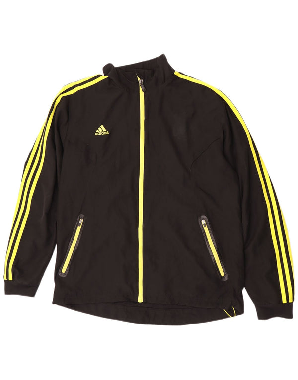 Ανδρική φόρμα Adidas Climalite Top Jacket UK 44/46 Large Black Polyester