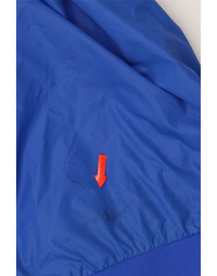 Carhartt Γυναικείο μπουφάν βροχής με κουκούλα UK 14 Medium Blue Colorblock Nylon