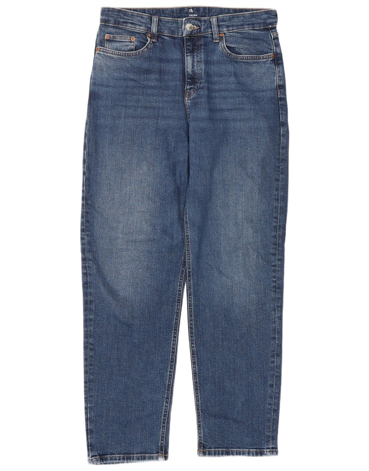 Marks & Spencer γυναικείο κανονικό ψηλόμεσο τζιν UK 12 Medium W30 L29 Blue