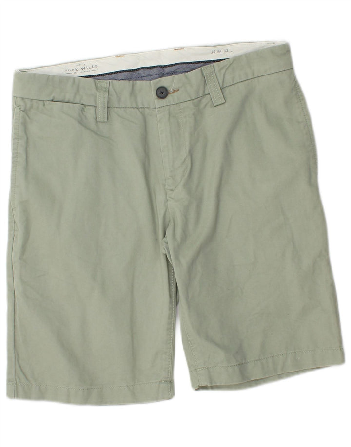 Ανδρικό σορτς chino Jack Wills W30 Βαμβακερό μεσαίο πράσινο