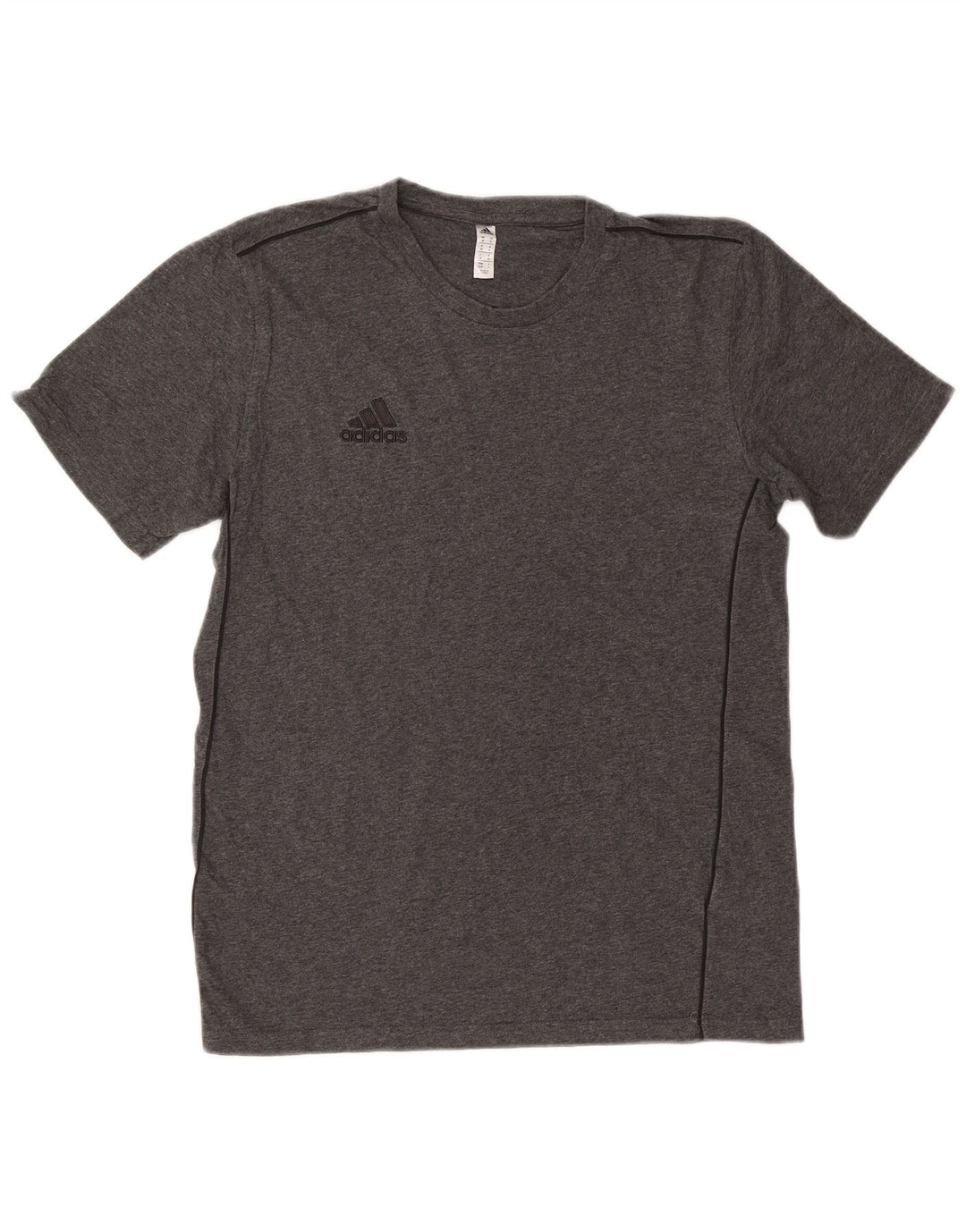Ανδρικό T-Shirt Adidas Τοπ μεσαίο γκρι βαμβακερό