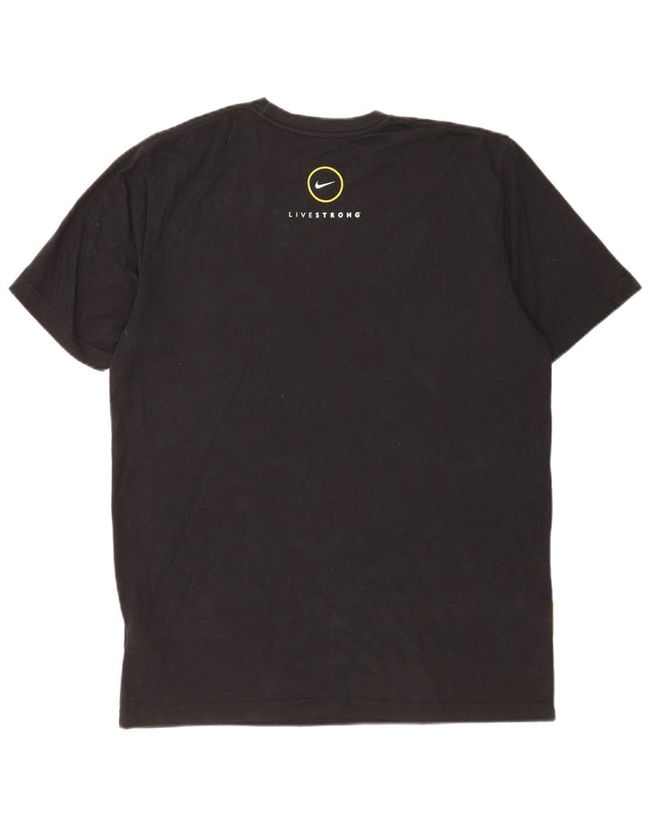 Ανδρικό T-shirt Nike Dri Fit Top Large Black Colorblock Πολυεστέρας