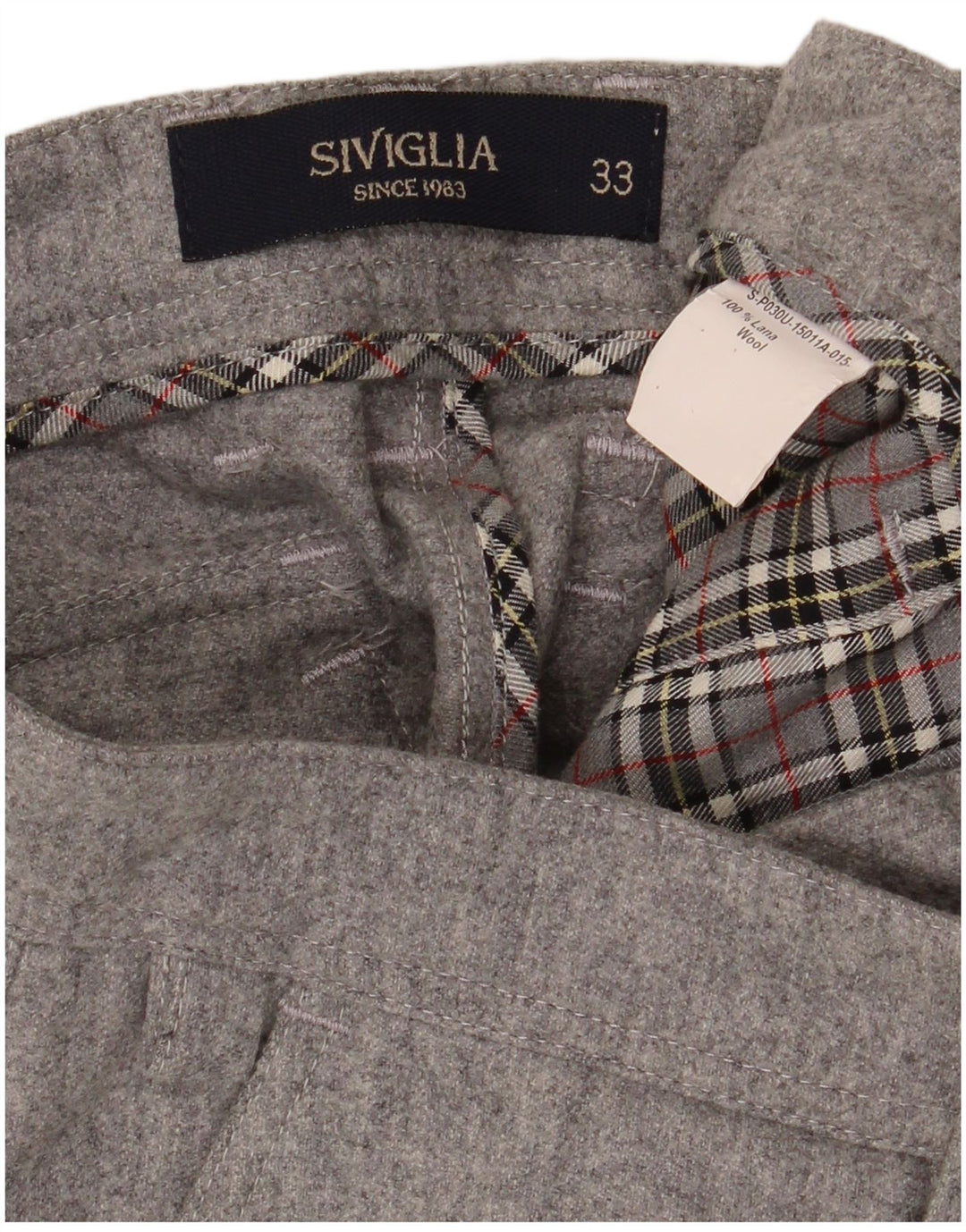 SIVIGLIA Ανδρικό Slim Παντελόνι Cargo W33 L36 Γκρι μαλλί