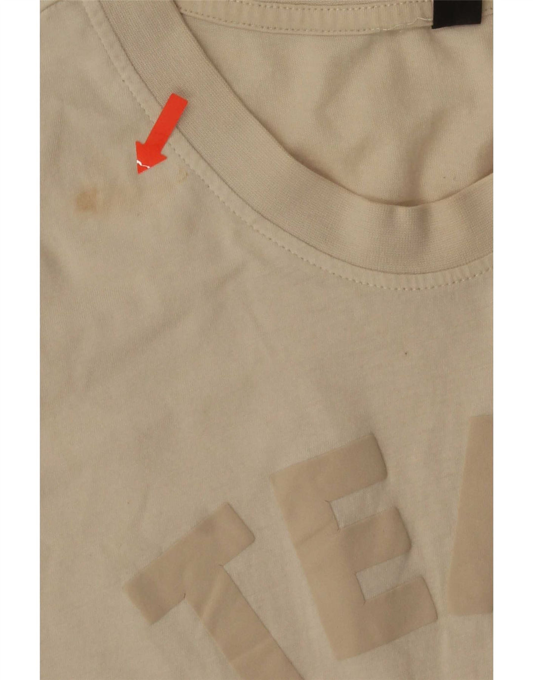 Ανδρικό γραφικό T-Shirt Adidas Top Large Beige