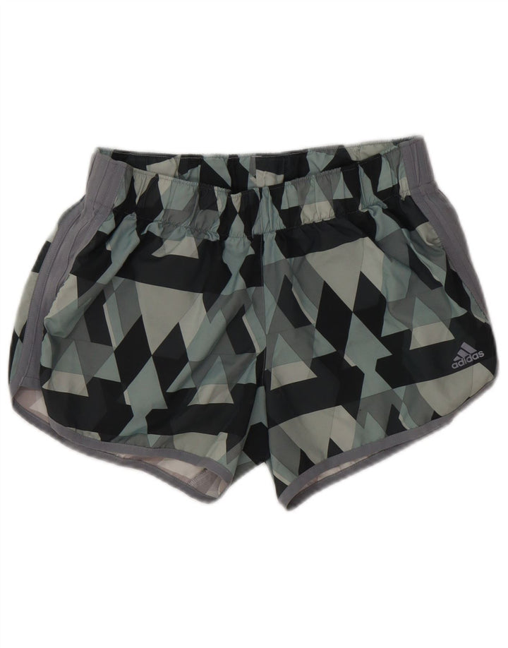 Γυναικείο αθλητικό σορτς Adidas UK 14 Medium Grey Geometric