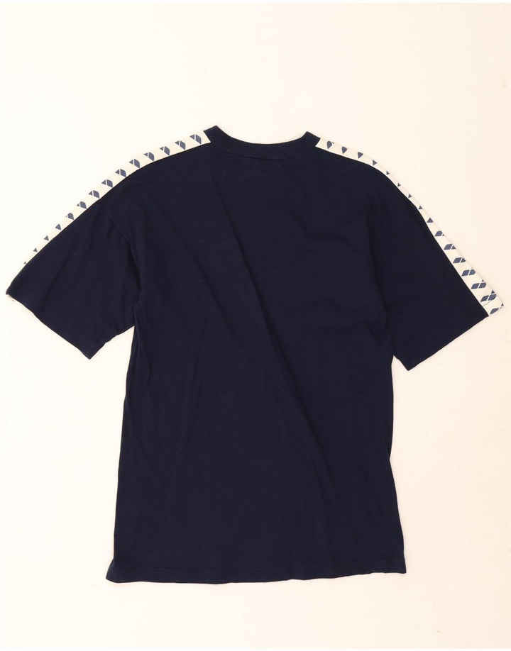 Ανδρικό γραφικό T-shirt Arena Top Small Navy Blue Colourblock