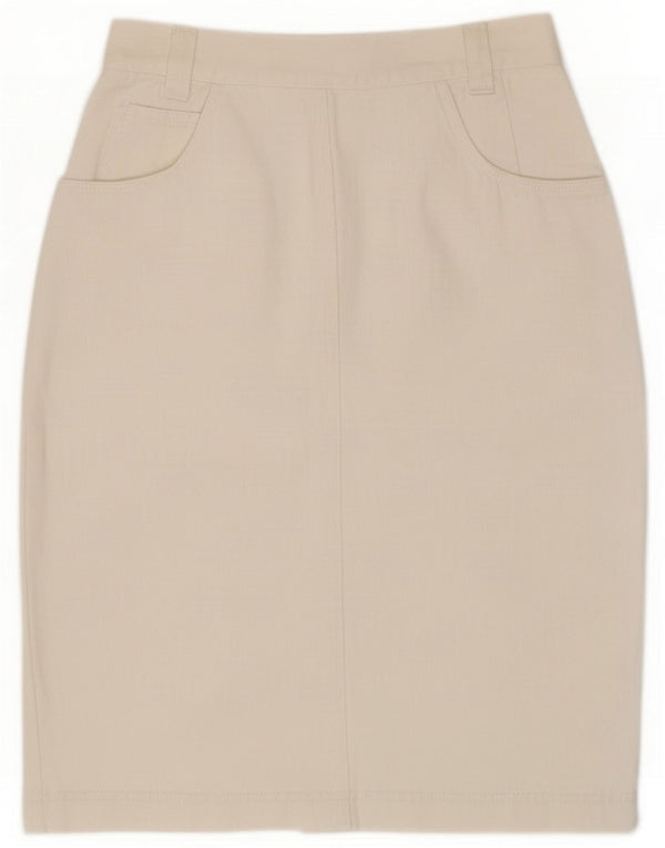 Explorer Γυναικεία τζιν Pencil Φούστα UK 12 Medium W28 White Cotton