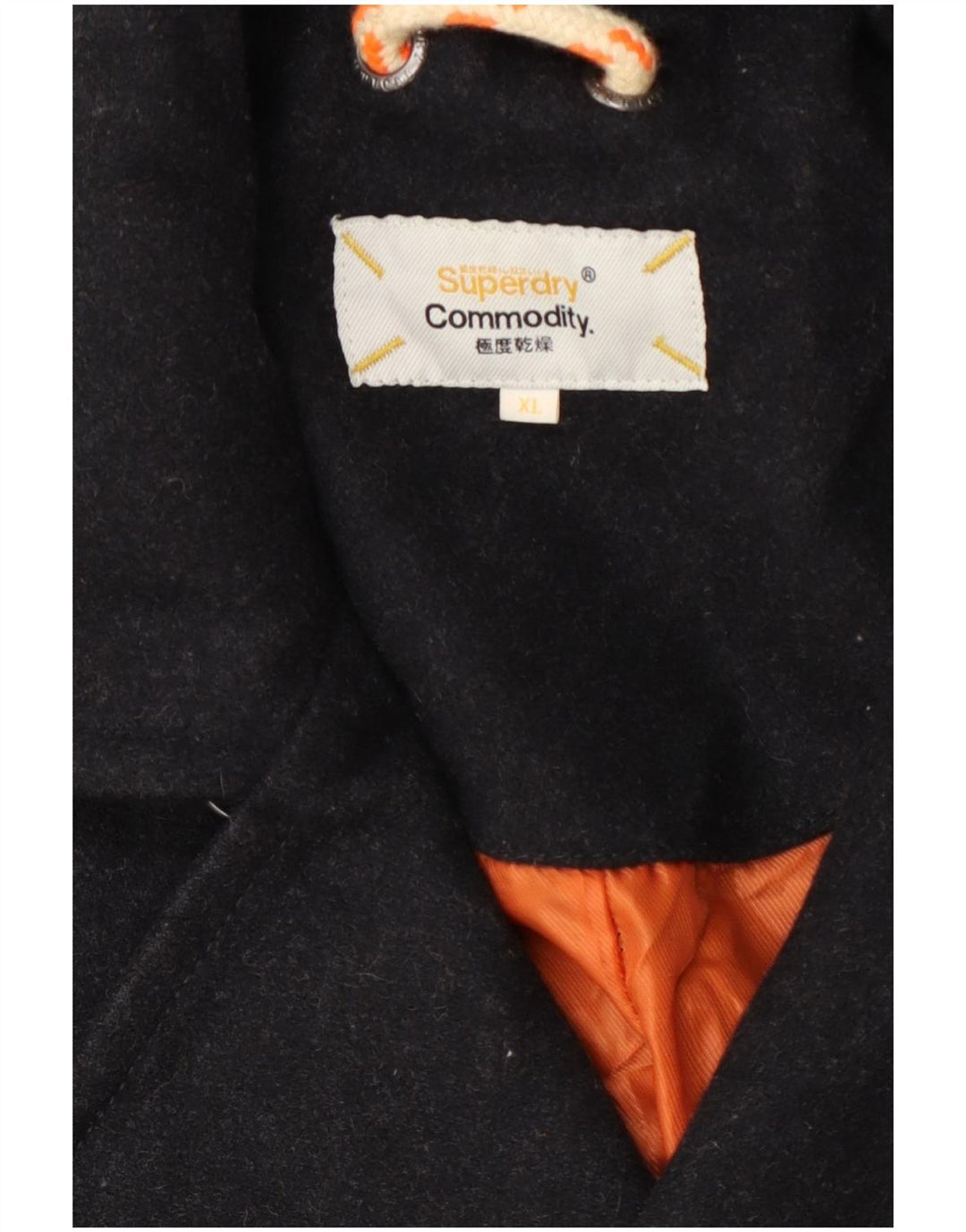 Superdry Ανδρικό Παλτό μπιζελιού UK 42 XL Γκρι