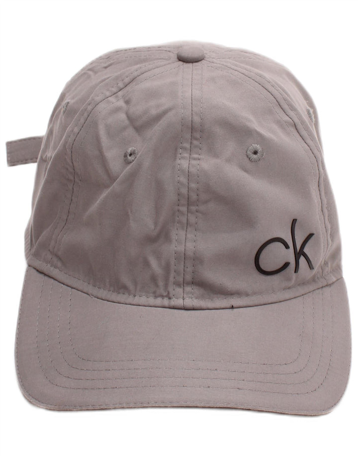 Calvin Klein Ανδρικό γραφικό καπέλο μπέιζμπολ One Size Grey Polyester