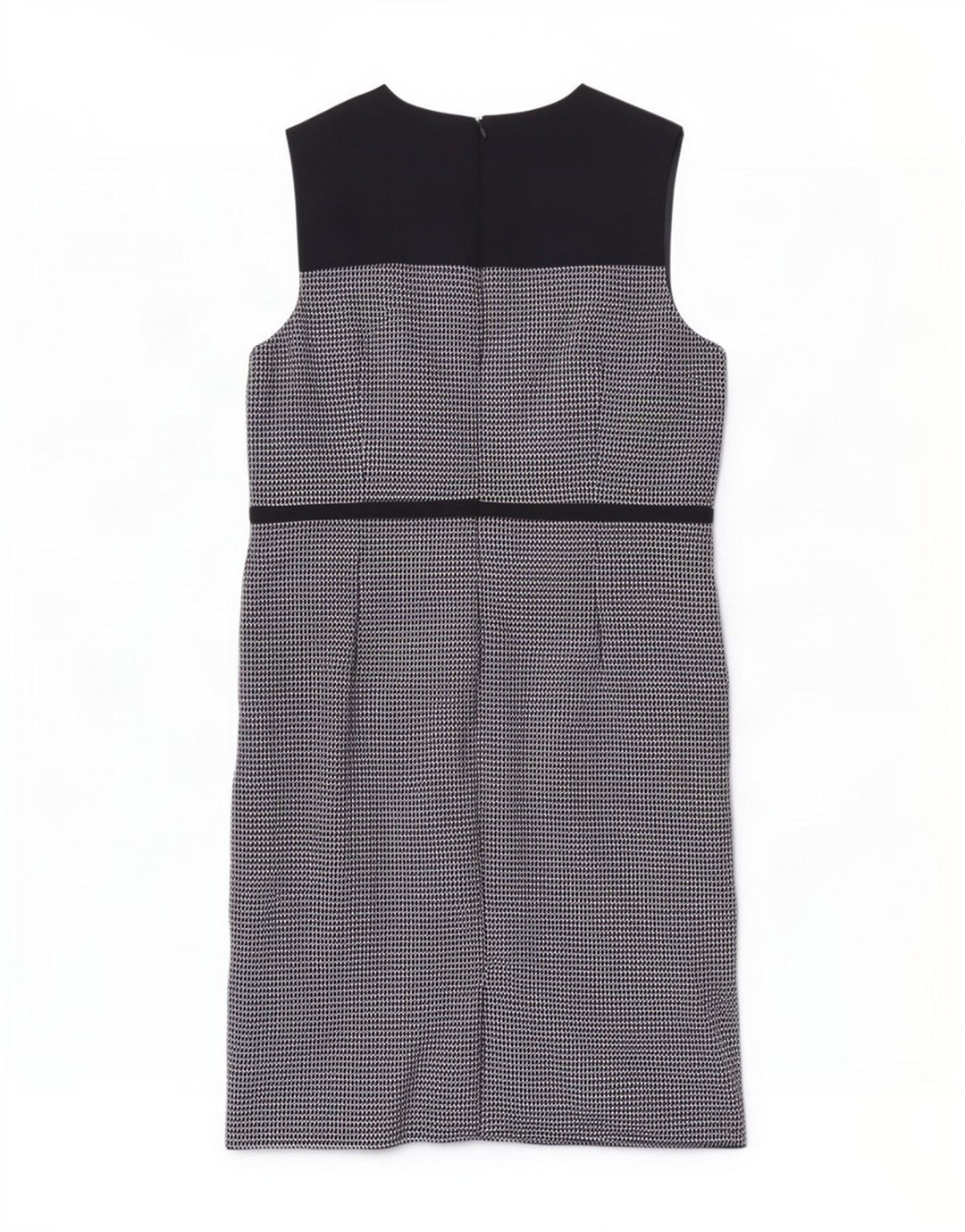 Γυναικείο αμάνικο φόρεμα Hobbs UK 18 XL Μαύρο Check Polyester