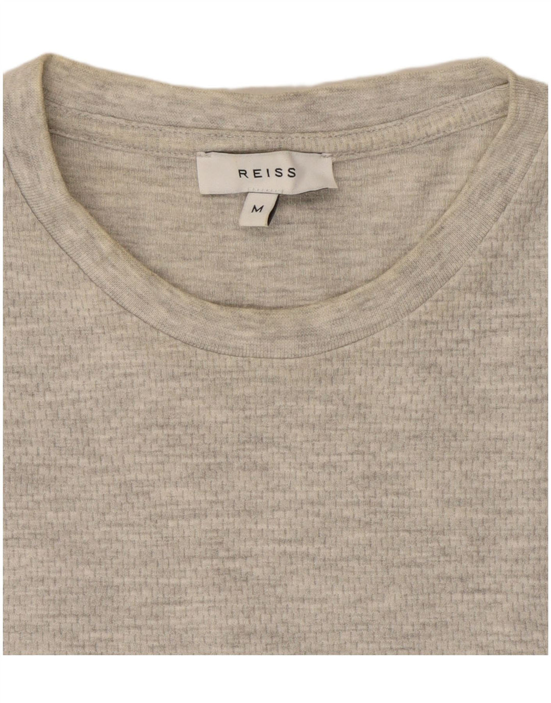 Ανδρικό T-Shirt Reiss Top Βαμβακερό μεσαίο γκρι