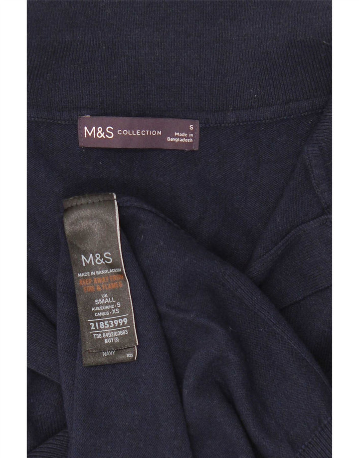 Marks & Spencer Γυναικείο γιλέκο Tank Top UK 10 Small Navy Blue Polyester