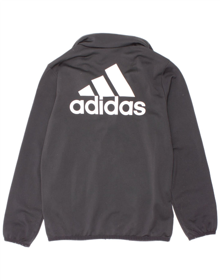 Adidas Boys Graphic αθλητική φόρμα Top Jacket 7-8 ετών Μαύρο Πολυεστέρας