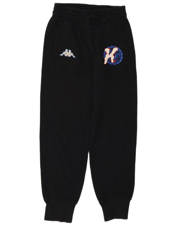Γυναικεία φόρμα γυναικείας φόρμας Kappa γραφικά Loose Fit Παντελόνια Joggers UK 10 Small Black