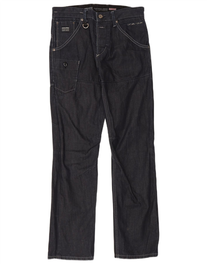 Jack & Jones Ανδρικό Τζιν Cargo Straight W32 L33 Navy Blue