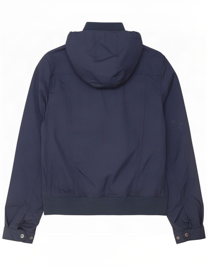 Woolrich Γυναικείο μπουφάν βροχής UK 12 Large Navy Blue Nylon