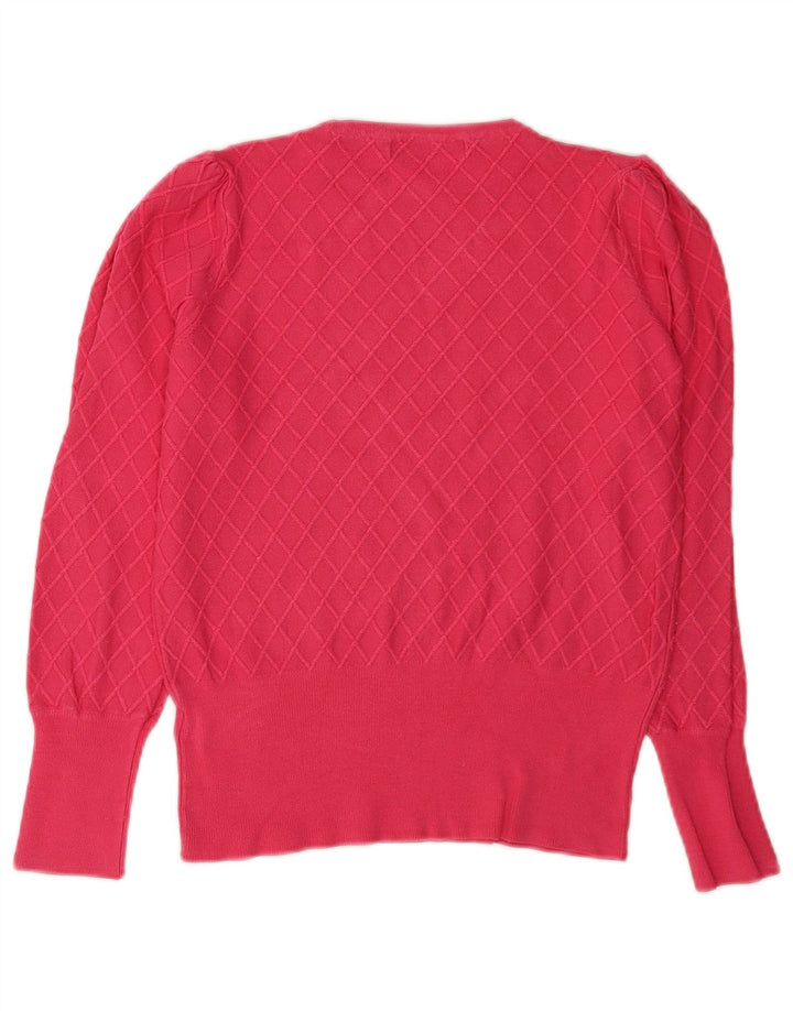Marks & Spencer Γυναικείο πουλόβερ με κανονική εφαρμογή Crew Neck Jumper UK 8 Small Red