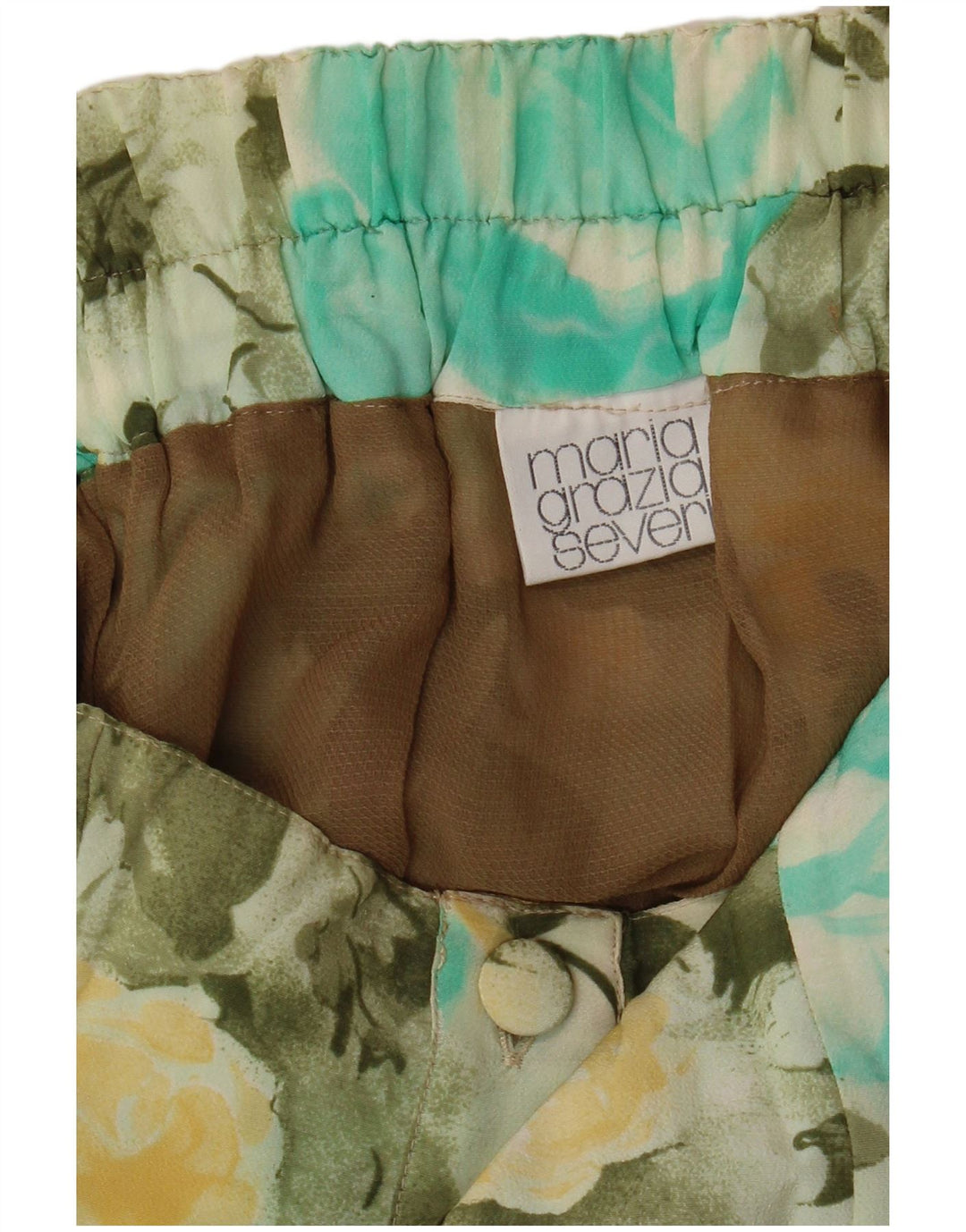 MARIA GRAZIA SEVERI Γυναικεία φούστα IT 42 Medium W30 Green Floral