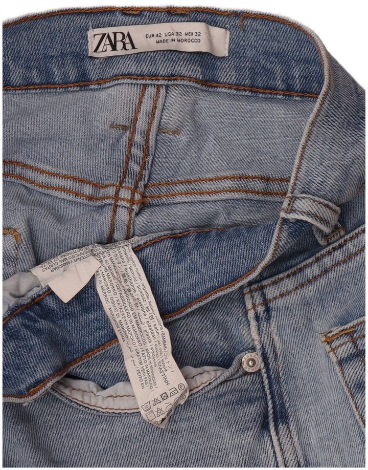Zara Ανδρικό Slim Jeans EU 42 Large W32 L27 Μπλε βαμβακερό