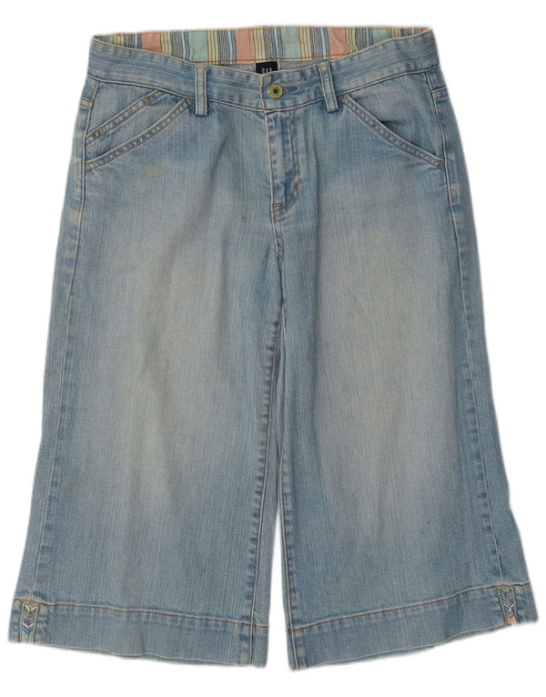 Gap Γυναικείο τζιν βερμούδα σορτς UK 10 Small W30 μπλε βαμβακερό