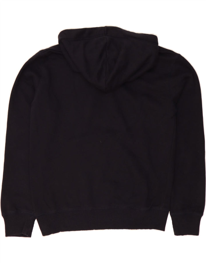 FRENCH CONNECTION Mens Hoodie Jumper Medium Navy Blue Cotton Vintage French Connection and Second-Hand French Connection from Messina Hembry 