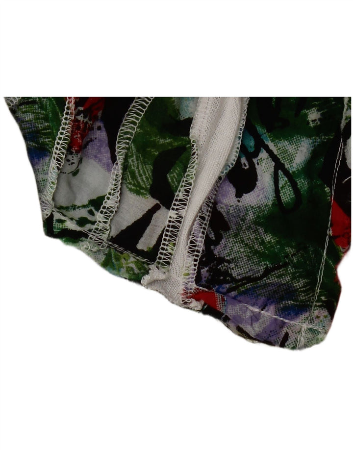 Desigual Γυναικεία μπλούζα με λαιμόκοψη Top UK 10 Small White Viscose