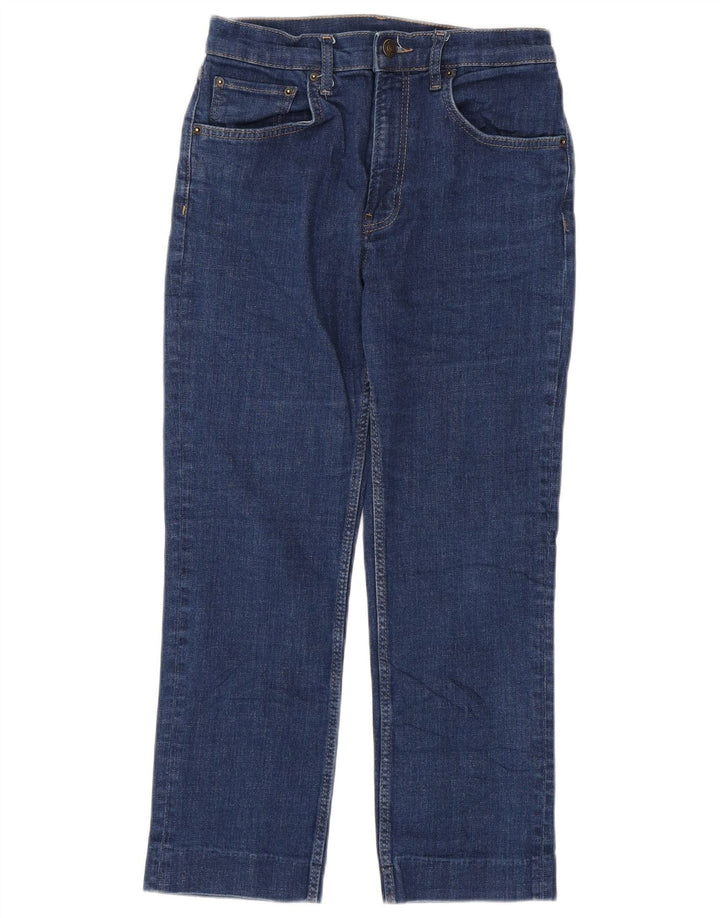 Zara Γυναικείο Cropped Jeans EU 40 Medium W30 L25 Blue