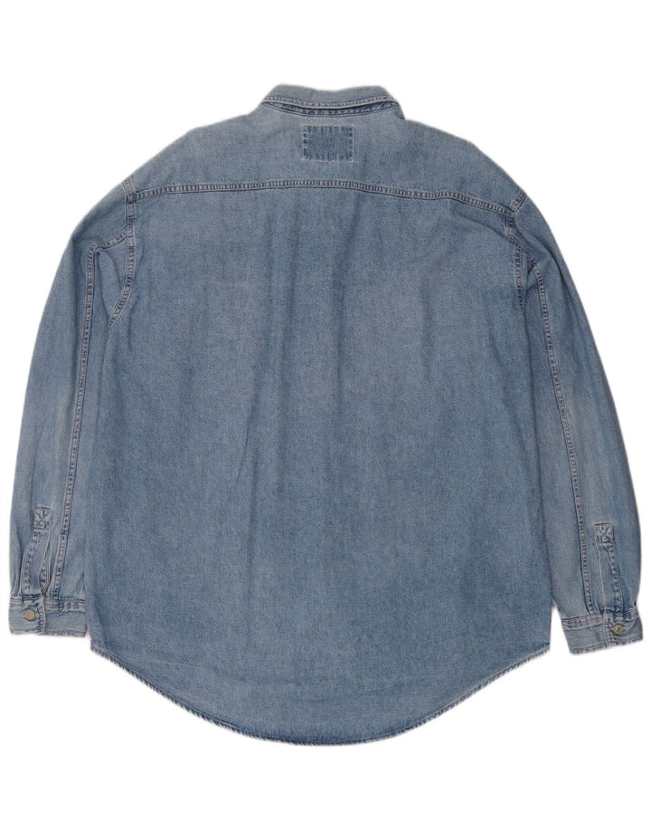 Ανδρικό τζιν πουκάμισο Levi's XL Μπλε βαμβακερό