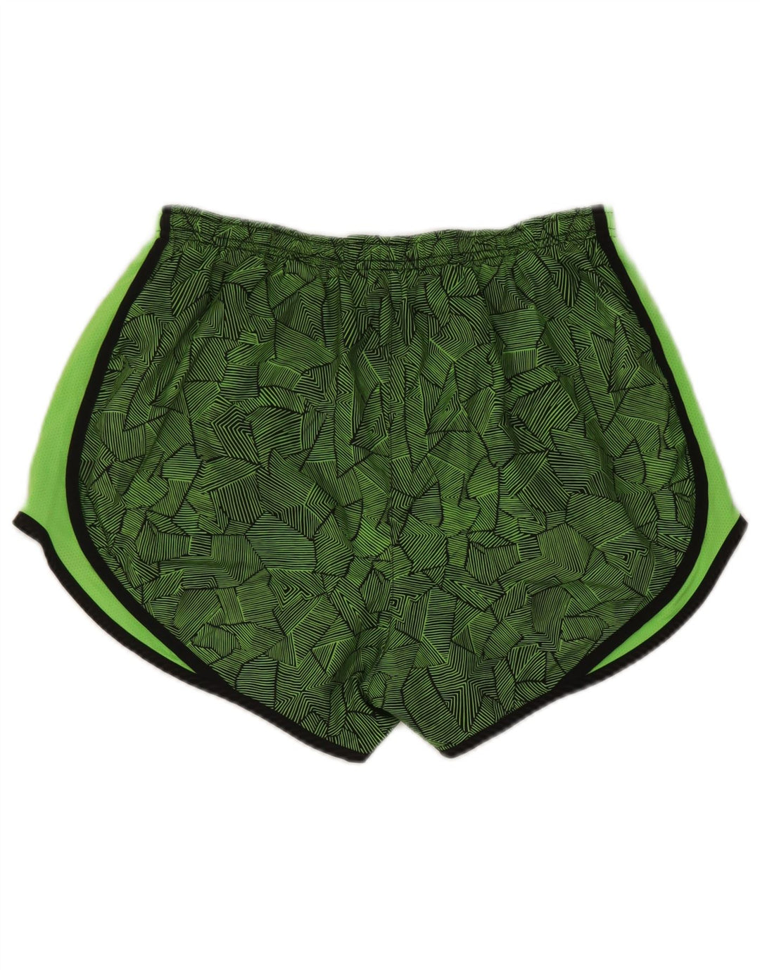 Γυναικείο αθλητικό σορτς Nike Dri Fit UK 14 Μεσαίου πράσινου γεωμετρικού πολυεστέρα