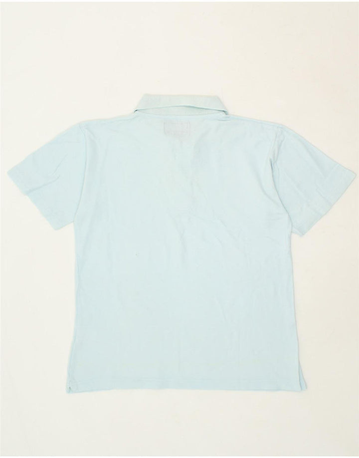 MC KEE'S Mens Polo Shirt Medium Blue Cotton Vintage MC Kee's and Second-Hand MC Kee's from Messina Hembry 