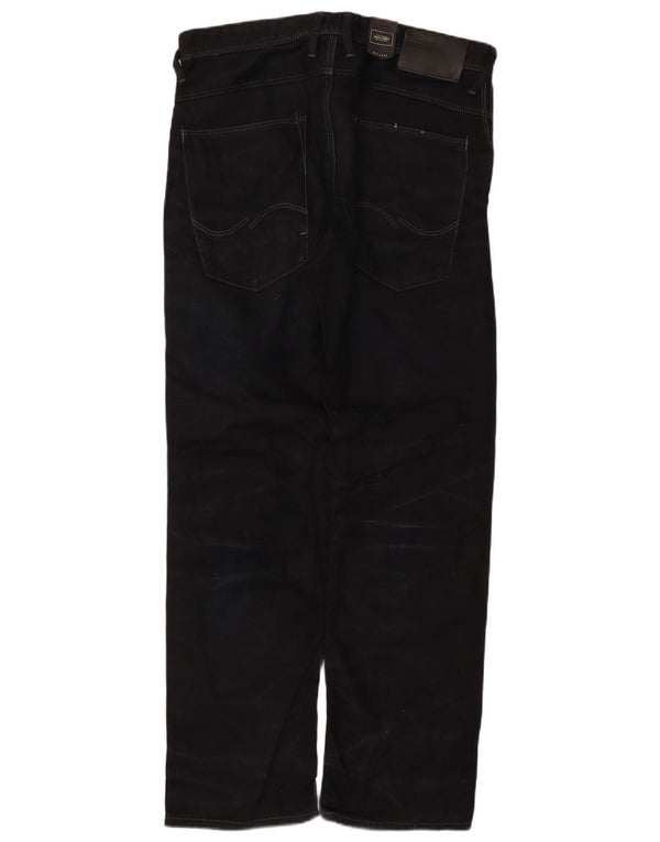 Jack & Jones Ανδρικό τζιν ίσιο W34 L34 Navy Blue Cotton