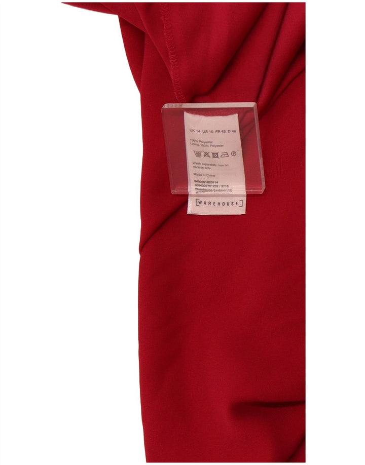 WAREHOUSE γυναικεία αμάνικη φόρμα UK 14 Μεσαίου ροζ πολυεστέρα