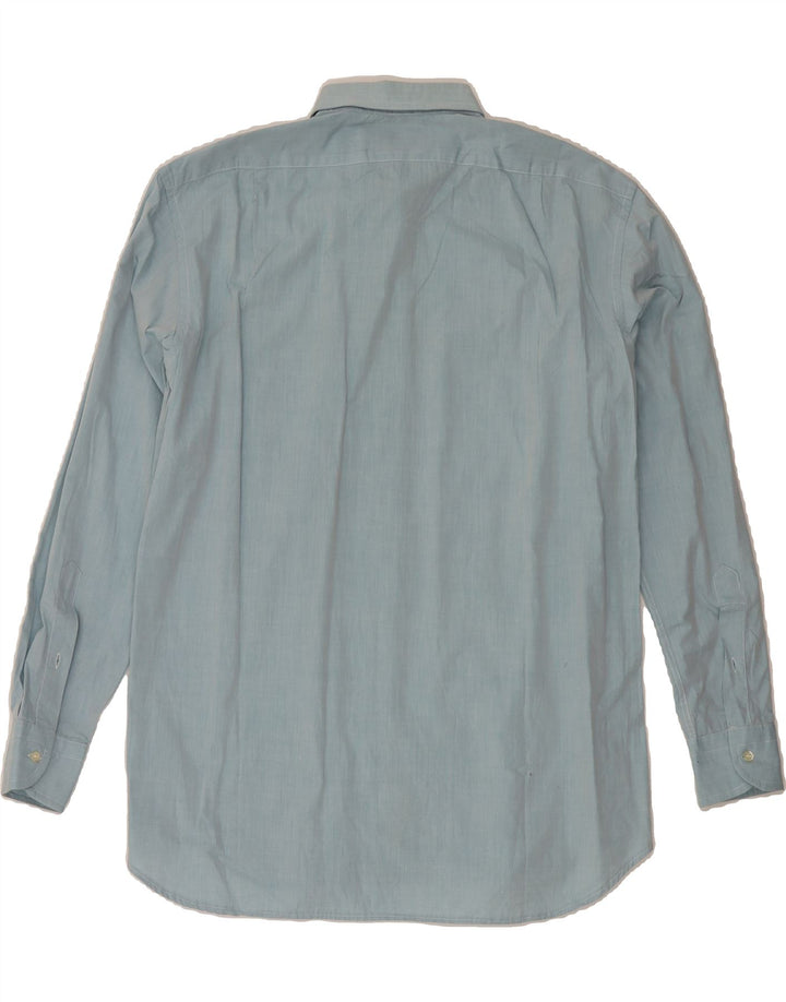 BROOKSFIELD Mens Shirt Size 40 Medium Blue Cotton Vintage Brooksfield and Second-Hand Brooksfield from Messina Hembry 
