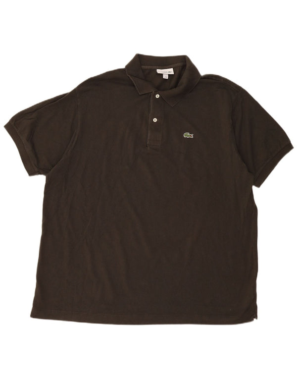 Ανδρικό πουκάμισο Lacoste Classic Fit Polo Size 8 3XL Χακί βαμβακερό