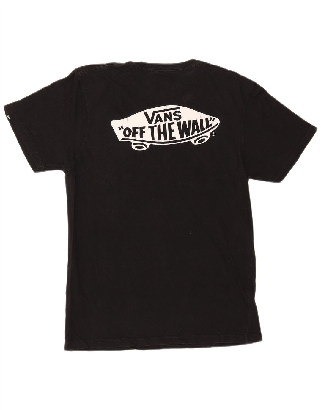 Γραφικό T-Shirt Ανδρικό VANS Custom Fit Top Μεσαίο μαύρο βαμβακερό