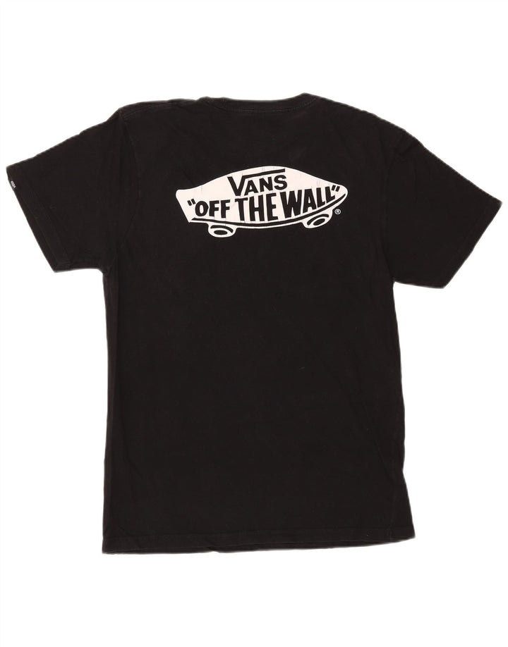Γραφικό T-Shirt Ανδρικό VANS Custom Fit Top Μεσαίο μαύρο βαμβακερό