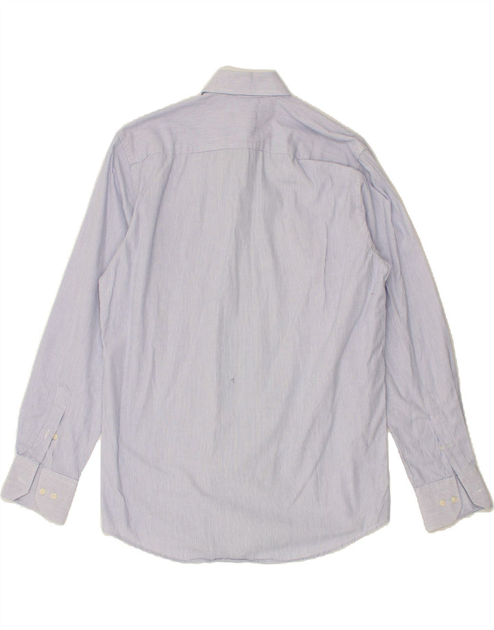 COVERI Mens Shirt Size 38/40 Medium Blue Pinstripe Cotton Vintage Coveri and Second-Hand Coveri from Messina Hembry 