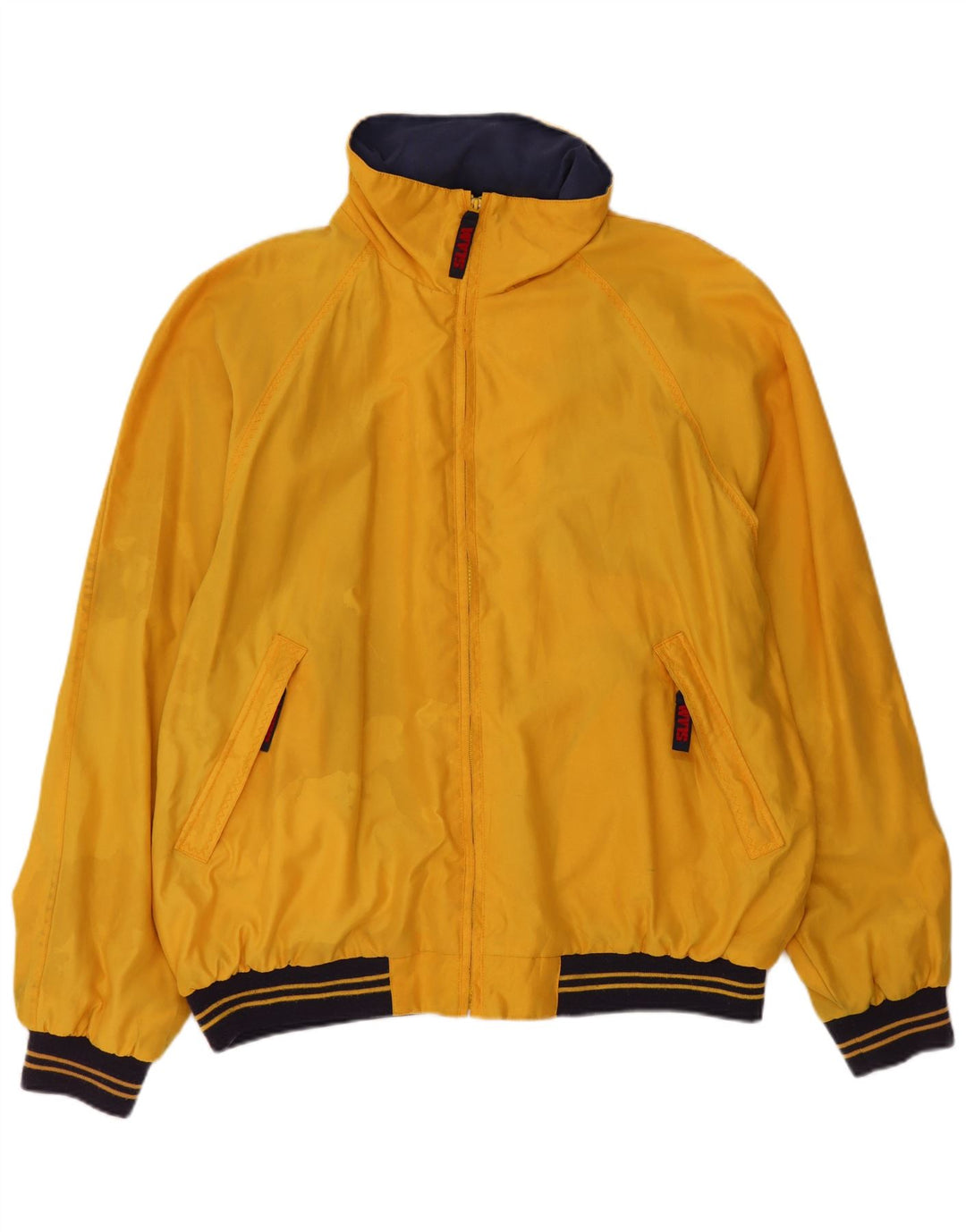 Slam Ανδρική κουκούλα Bomber Jacket UK 44 2XL Yellow Colorblock Polyester