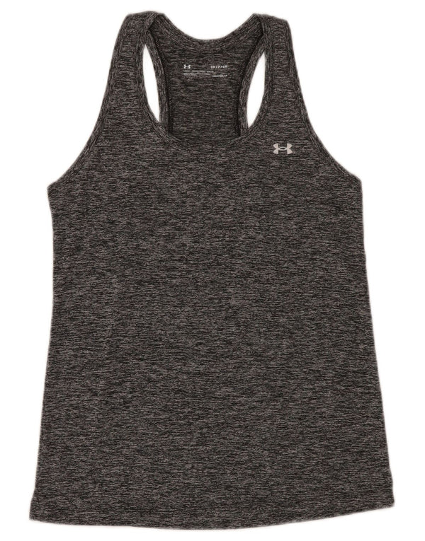 Under Armour Γυναικείο Heat Gear Γιλέκο UK 10 Small Grey Flecked