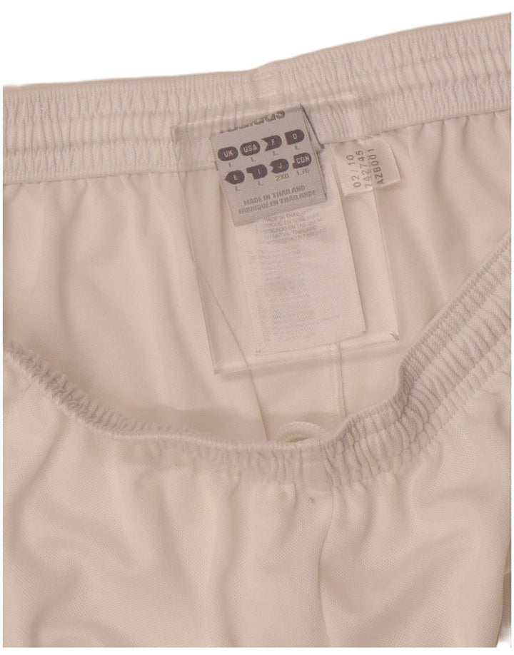 Ανδρικό σορτς Adidas Climalite Sport μεγάλο λευκό πολυεστέρα