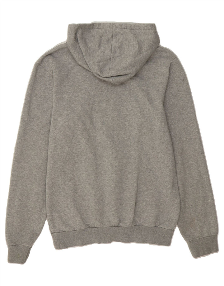 ADIDAS Mens Graphic Hoodie Jumper Small Grey Vintage Adidas and Second-Hand Adidas from Messina Hembry 