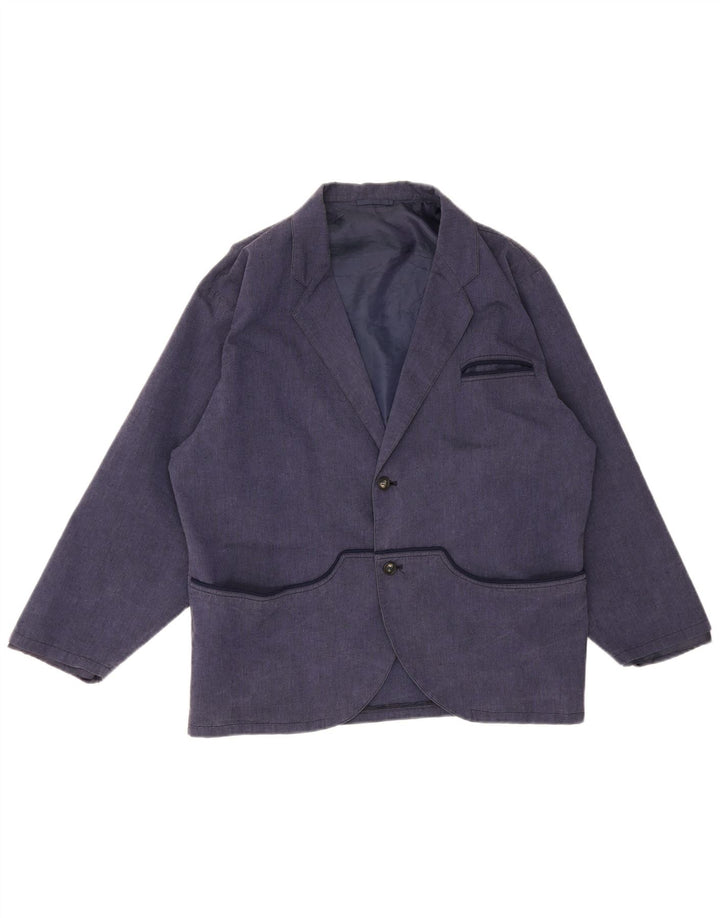 Vintage Ανδρικό Μπουφάν Blazer 2 Κουμπιών IT 48 Medium Navy Blue