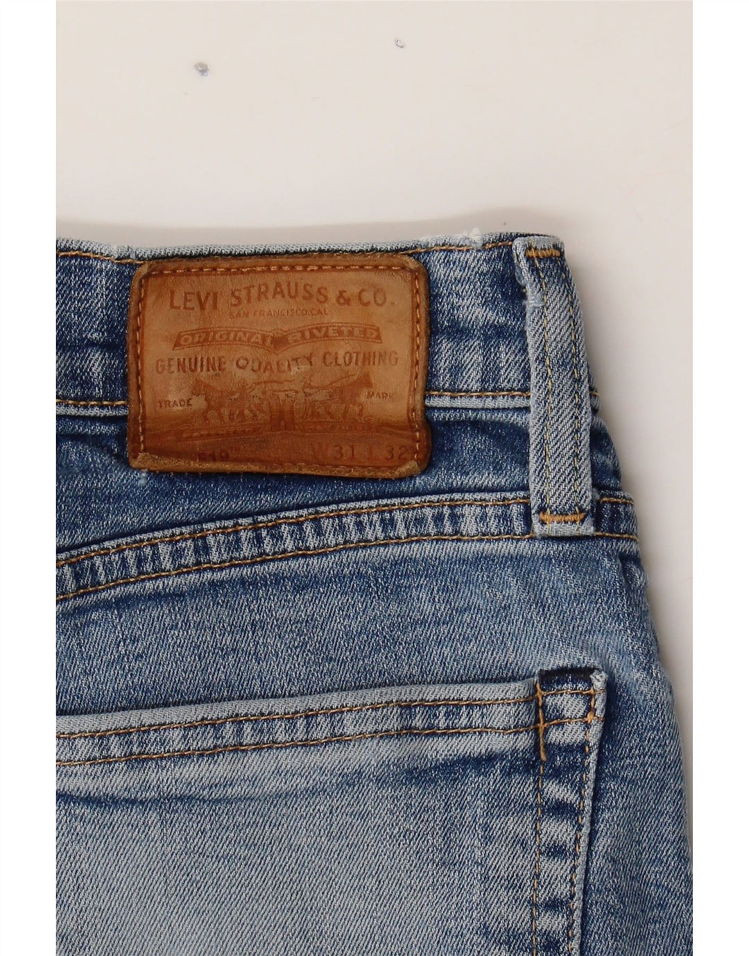 LEVI'S Mens 519 Skinny Jeans W31 L32 Blue Vintage Levi's and Second-Hand Levi's from Messina Hembry 