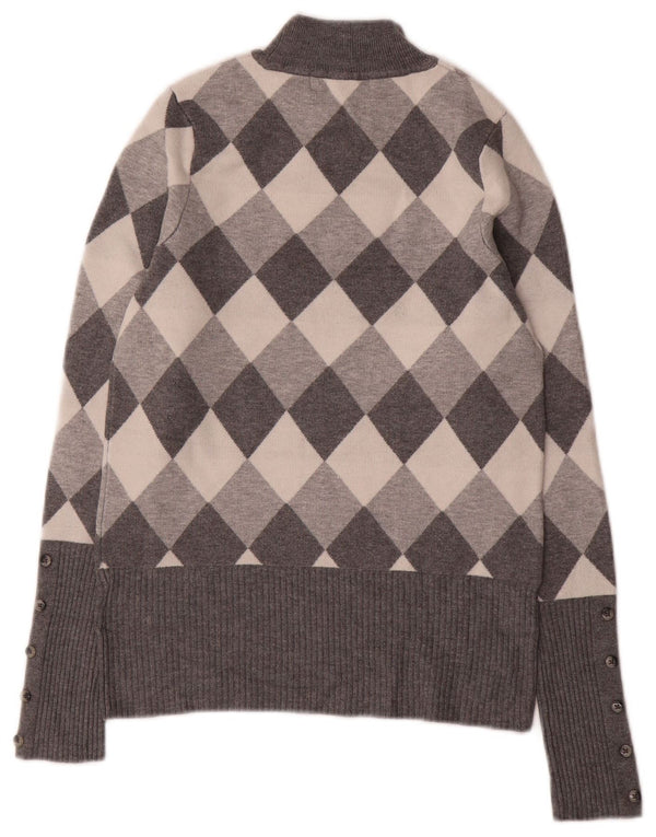 Marks & Spencer Γυναικείο πουλόβερ με λαιμό χελώνα UK 8 Small Grey
