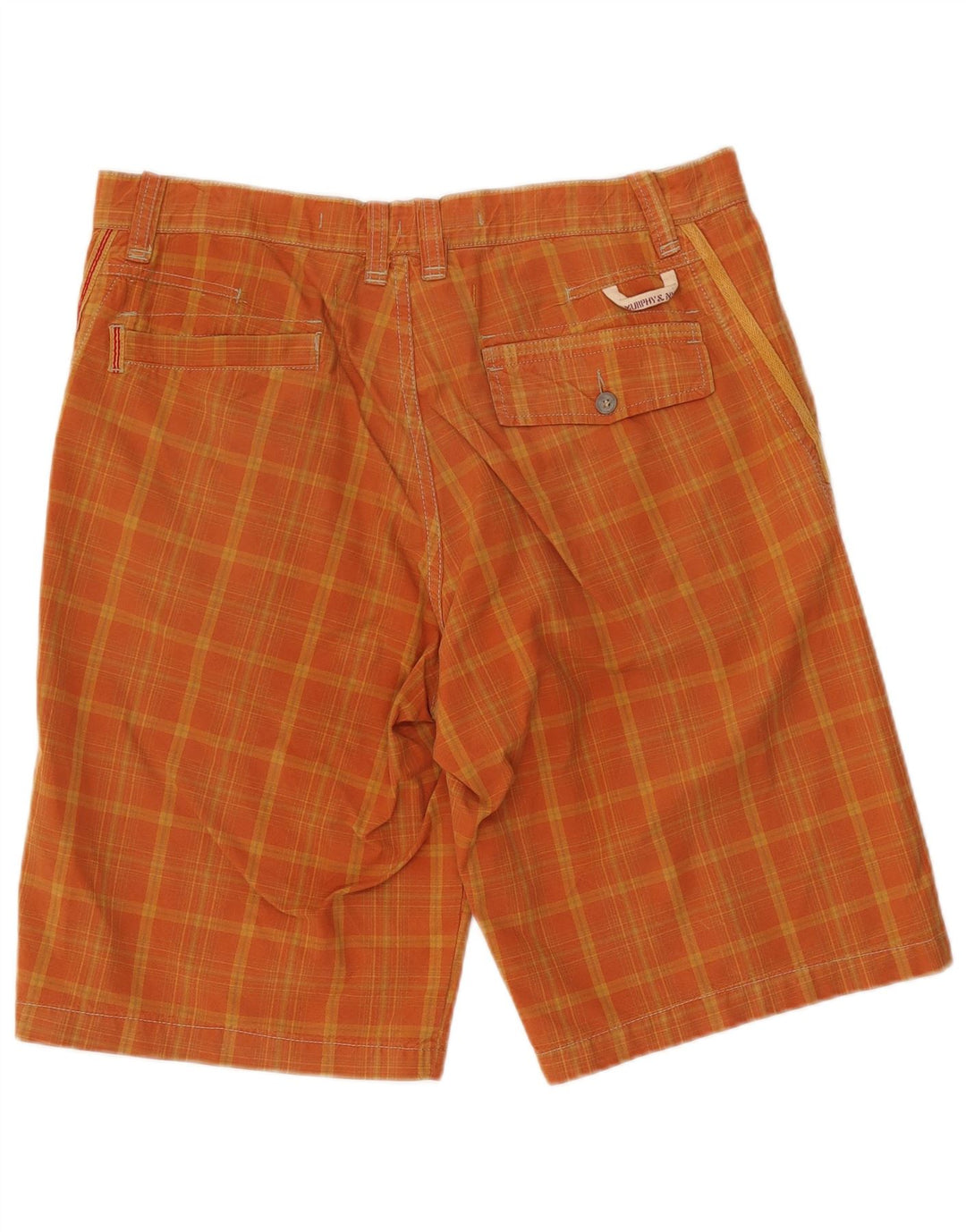 Murphy & Nye Ανδρικό σορτς casual W34 μεγάλο πορτοκαλί βαμβακερό