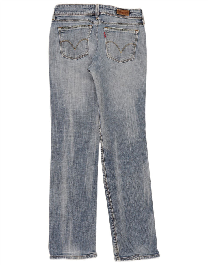 Levi's Womens 570 Straight Jeans W31 L31 Blue Cotton