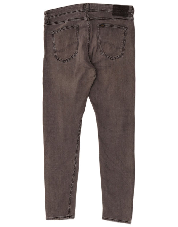 Lee Mens Malone Skinny Jeans W34 L32 Γκρι βαμβακερό