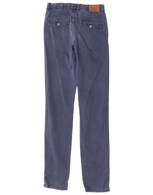 Massimo Dutti Boys Casual Fit Slim παντελόνι Chino 13-14 ετών W26 L33 Μπλε
