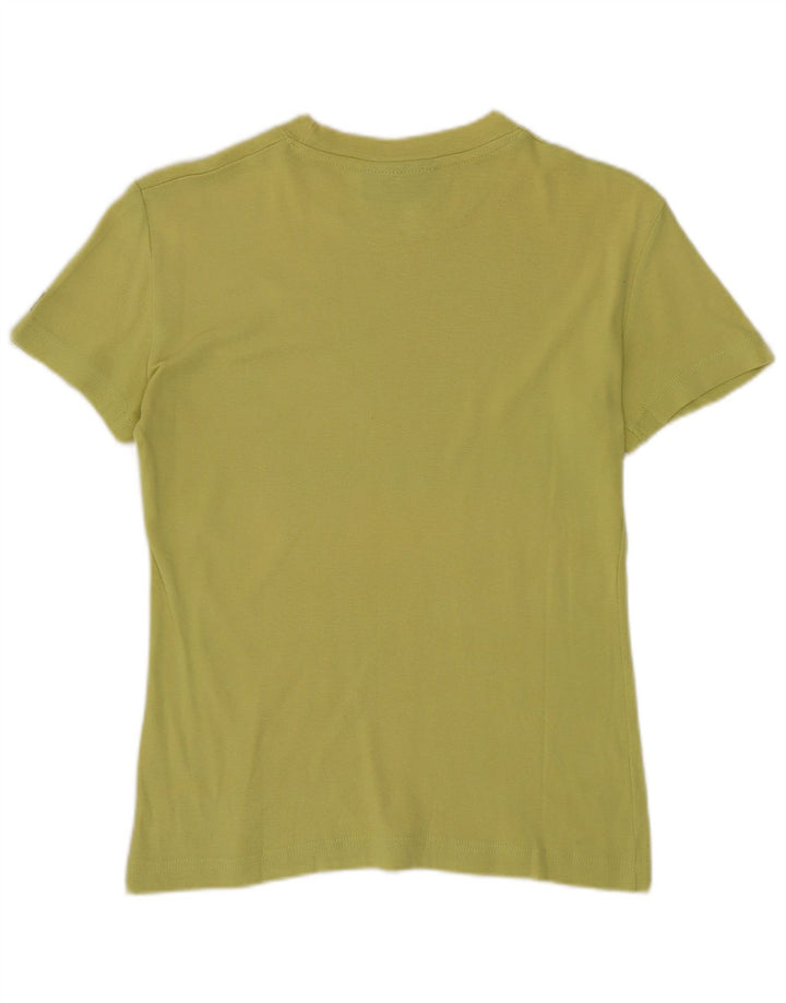 Gas Γυναικείο T-Shirt Top UK 12 Μεσαίο πράσινο βαμβακερό