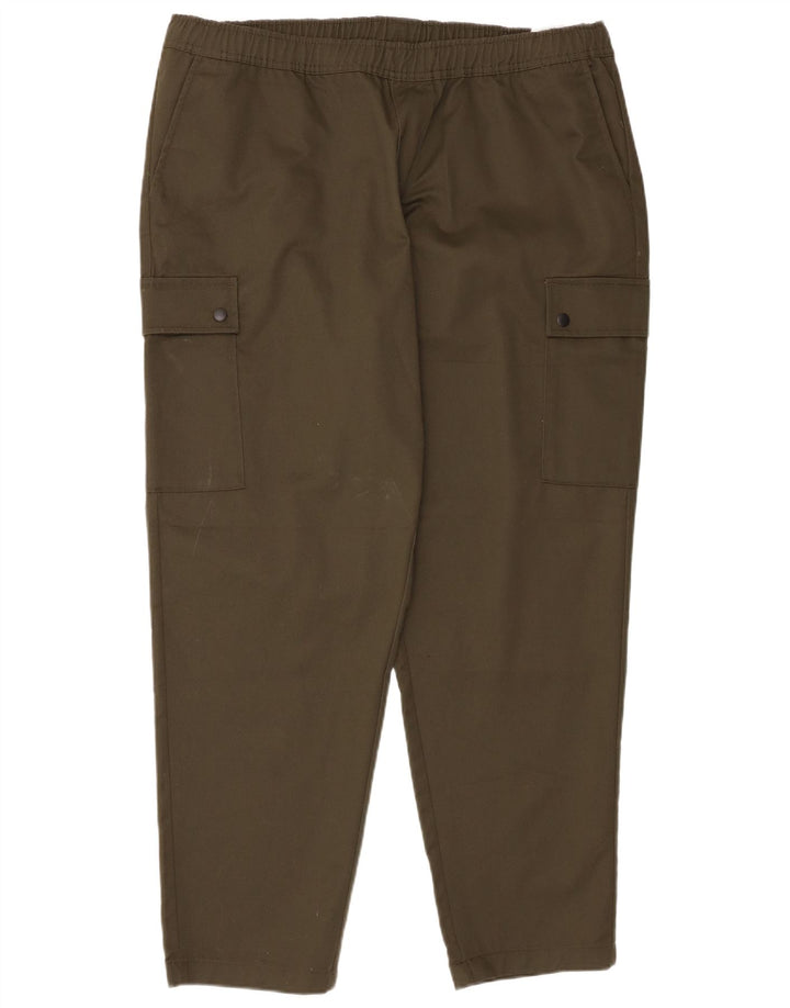 Jack & Jones Ανδρικό ίσιο παντελόνι Cargo 3XL W46 L31 Khaki Polyester